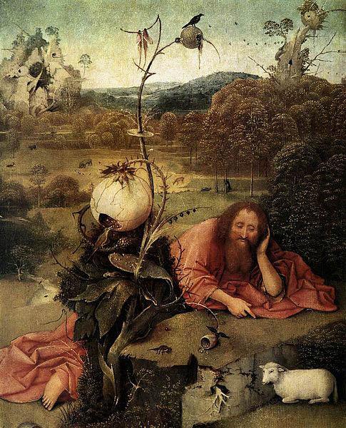 Hieronymus Bosch Saint John the Baptist Norge oil painting art